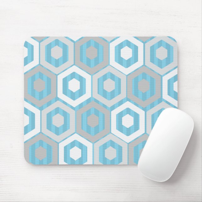 Winter Hexagons och Rand Musmatta (Med mus)