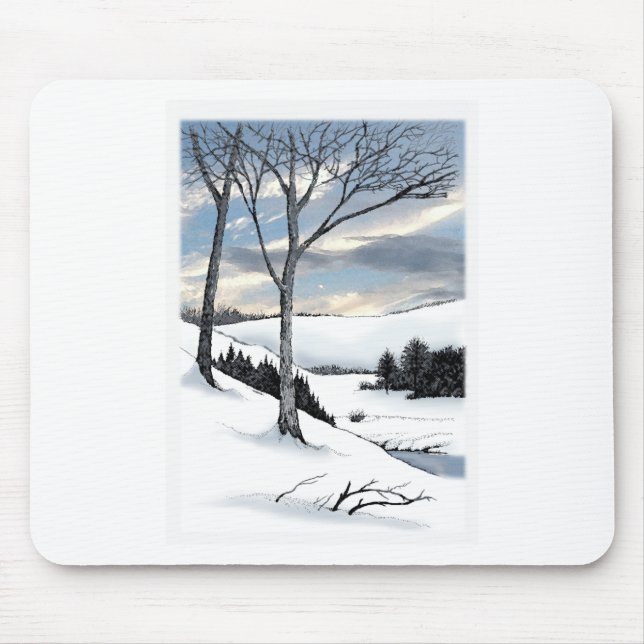 Winter Hillside Musmatta (Framsidan)