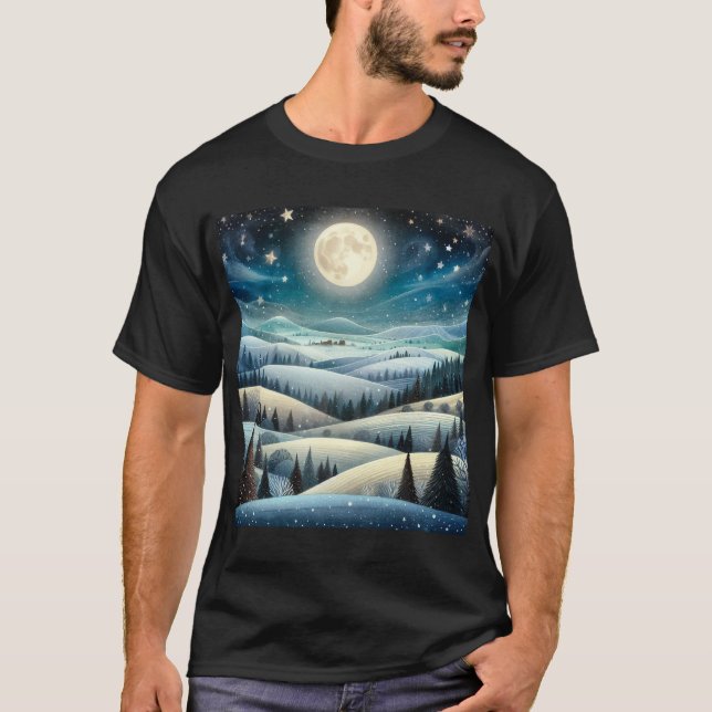 Winter Hillsides T Shirt (Framsida)