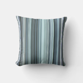 Winter Himmel Aqua Blue Rand Kudde