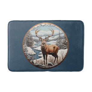 Winter Hjort Bath Mat Badrumsmatta