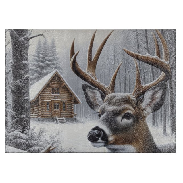 Winter hjort/Buck art (Framsidan)