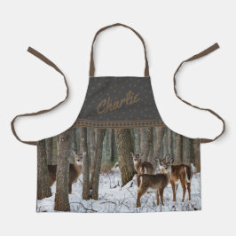 Winter Hjort & Pinecones