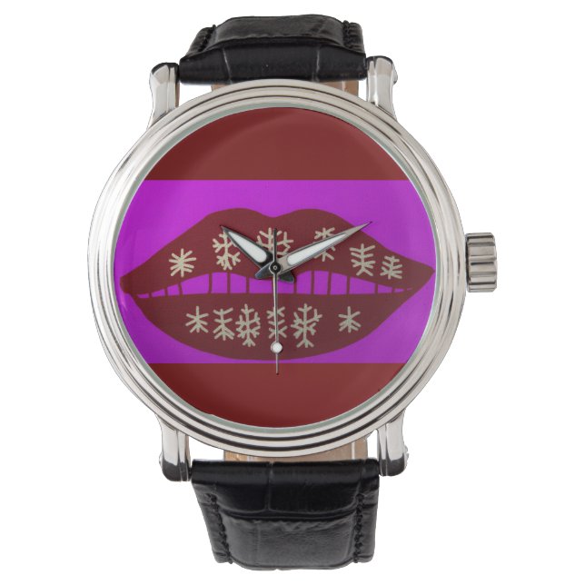 Winter Holiday Smile Armbandsur (Framsida)