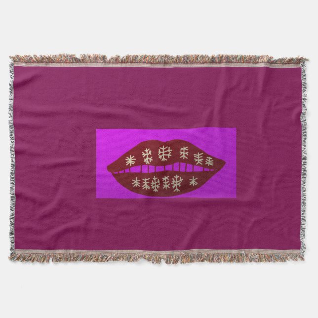 Winter Holiday Smile Filt (Framsidan)