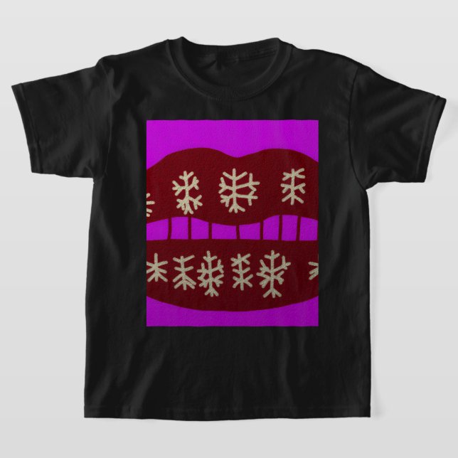Winter Holiday Smile T Shirt (Laydown)