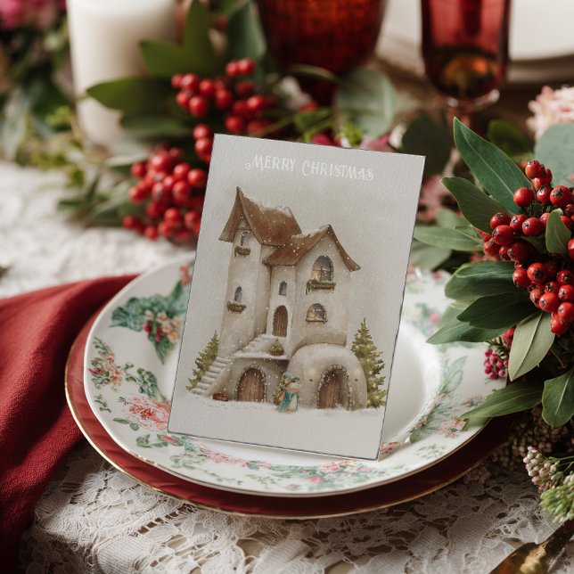 Winter Holidays Postcard Vykort (Skapare uppladdad)