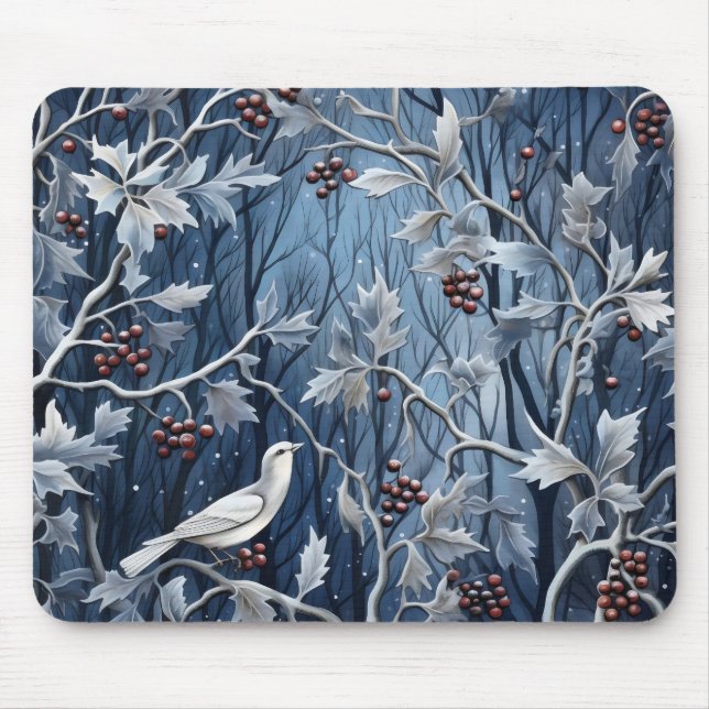 Winter Holly Bird Musmatta (Framsidan)