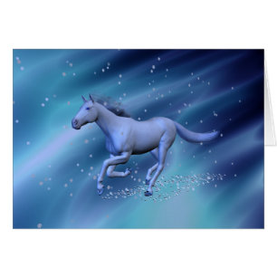 Winter Horse Hälsningskort