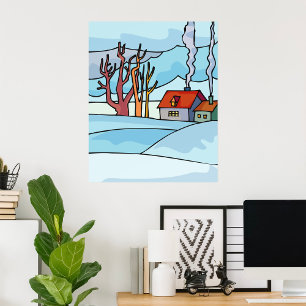 Winter House liggande Poster