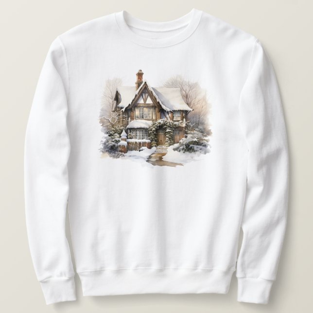 Winter House Sweatshirt (Design framsida)