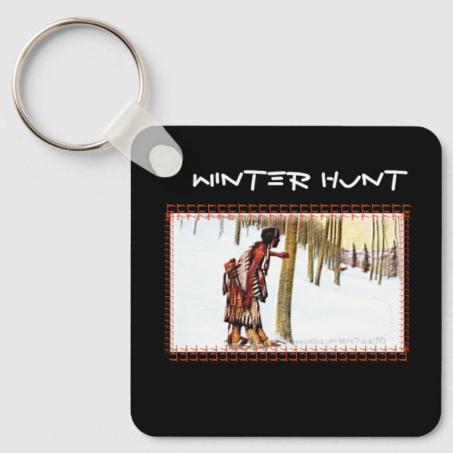 "Winter Hunt" Nyckelring (Framsida)