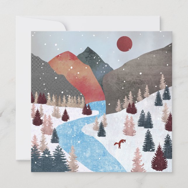 Winter Hunting Fox (Framsida)