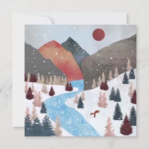 Winter Hunting Fox