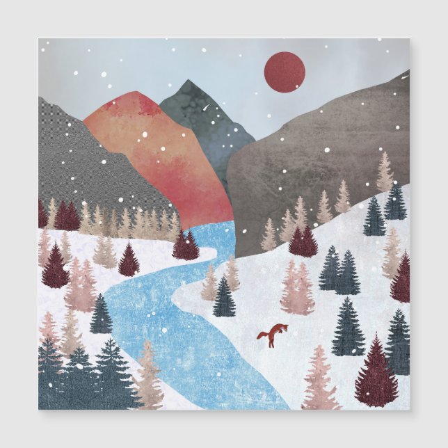 Winter Hunting Fox (Framsida)