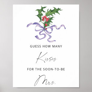 Winter - Hur många kisses möhippa-spel Poster
