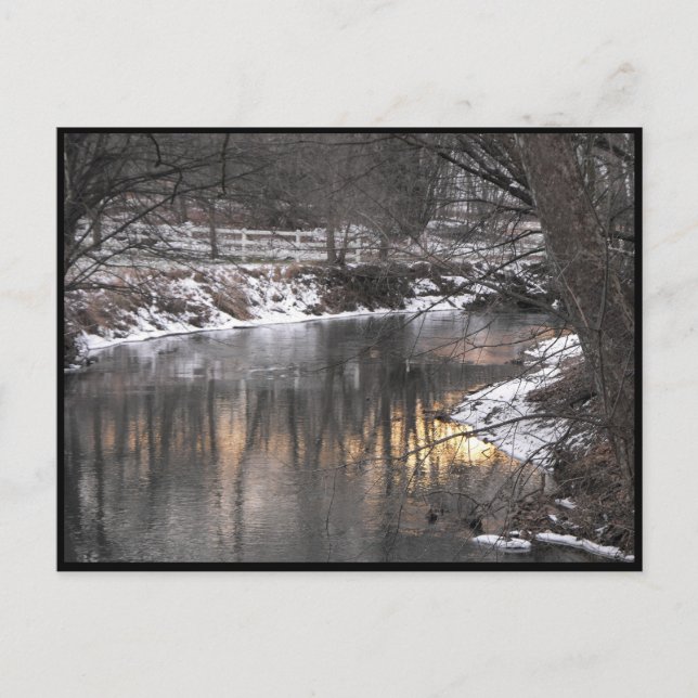 ~ Winter i Lancaster County ~ 1 Vykort (Framsida)