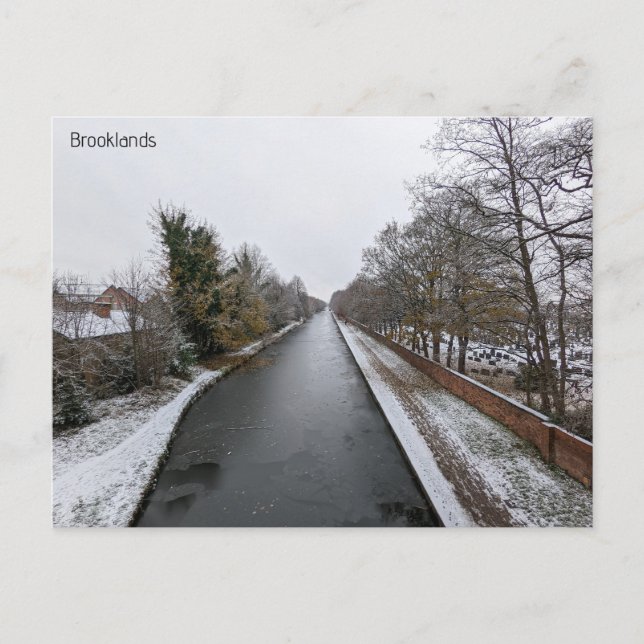 Winter i Manchester Vykort (Framsida)