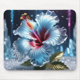Winter Ice Flower Mousepad Musmatta