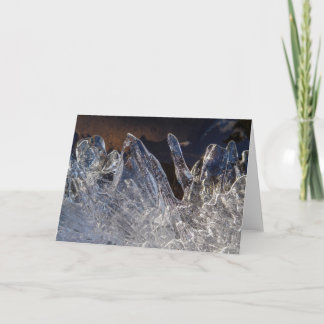 Winter Ice Notecard Kort