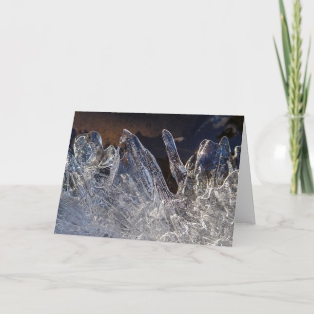 Winter Ice Notecard Kort (Framsida)