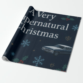 Winter Impala – Julklappskort Supernatural Edition Presentpapper