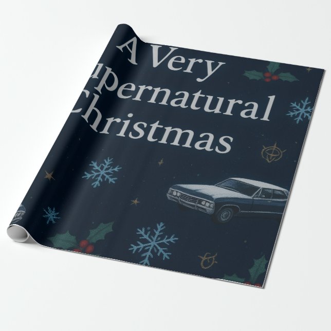 Winter Impala – Julklappskort Supernatural Edition Presentpapper (Utrullad)
