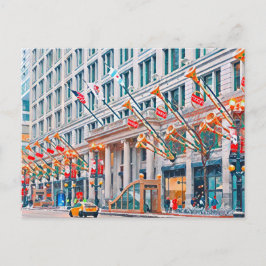 Winter in Chicago Helg Vykort