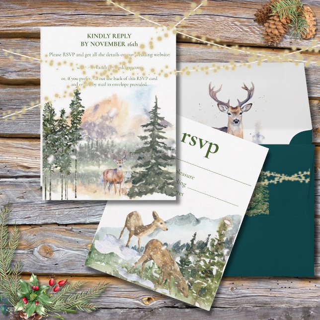 Winter in Evergreen Forest OSA kort (Skapare uppladdad)