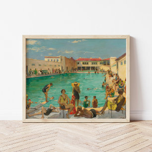 Winter in Florida Herr John Lavery Poster