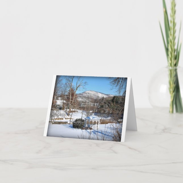 "Winter In Hillburn" Helgkort (Framsida)