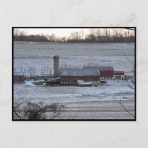 ~ Winter in Lancaster County ~ 12 Vykort