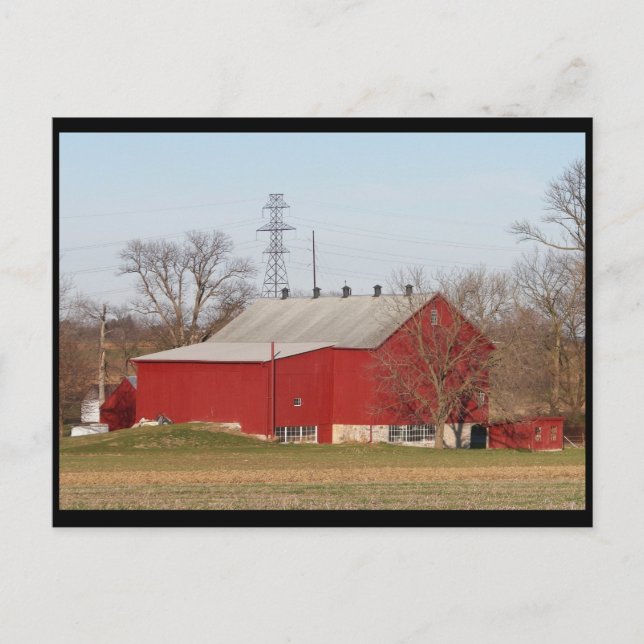 ~ Winter in Lancaster County ~ 32 Vykort (Framsida)
