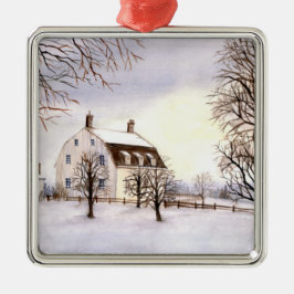 Winter in New England by Farida Greenfield Julgransprydnad Metall
