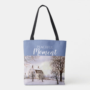 Winter in New England by Farida Greenfield Tygkasse