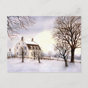 Winter in New England Vykort