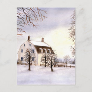 Winter in New England Vykort