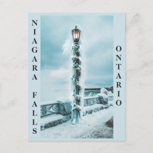 Winter in Niagara Falls Ontario Canada Vykort