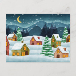 Winter in town vykort