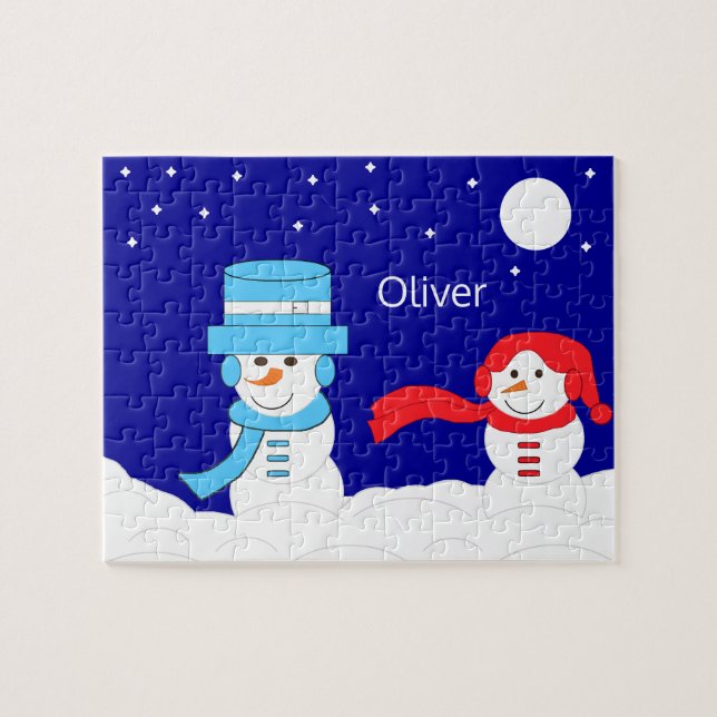 Winter is Snowy: Pussel (Horisontell)