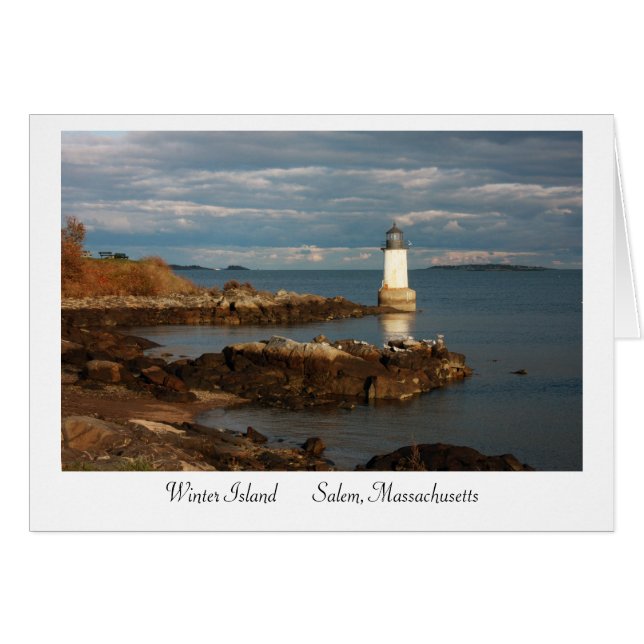 Winter Island Hälsningskort (Framsidan Horizontal)