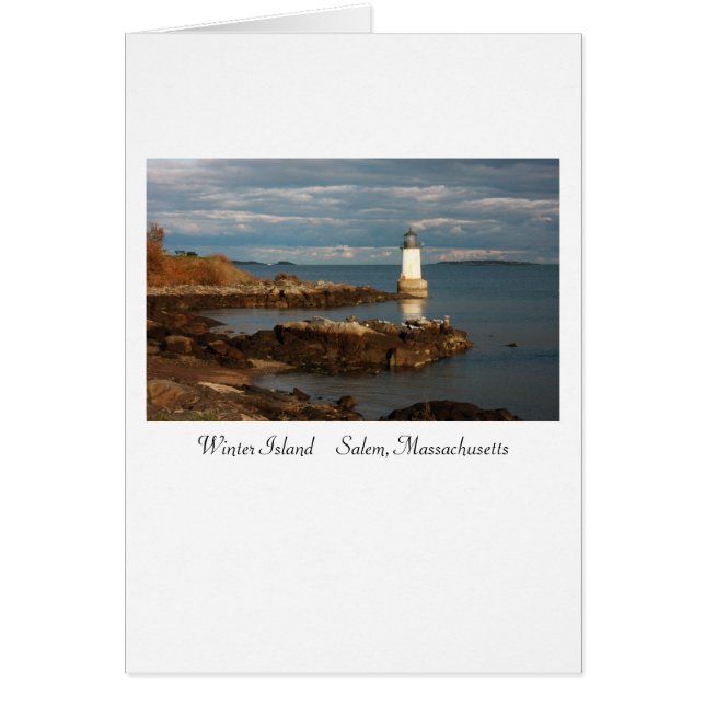 Winter Island Hälsningskort (Framsidan)