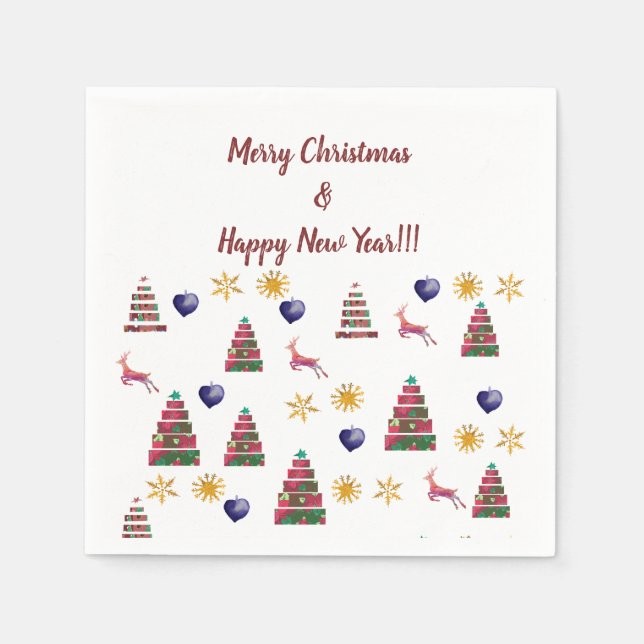 Winter Joy Pappersservett (Framsidan)