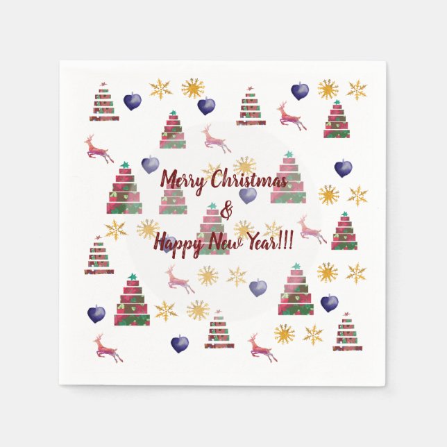 Winter Joy Pappersservett (Framsidan)