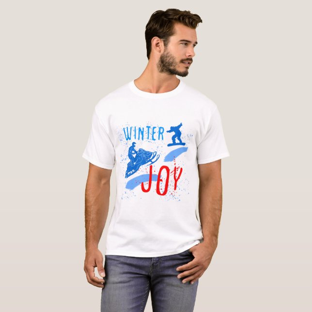 Winter Joy roligt Tee (Hel framsida)