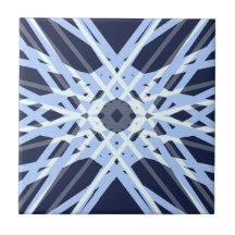 Winter Julafton Blue Grått Grått Retro Geometric M