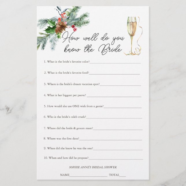 Winter Julafton som känner till Möhippans spel (Framsida)