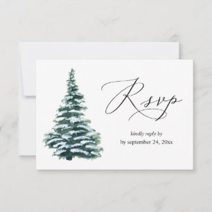 Winter Julgran Greenery with Meal OSA Kort