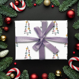 Winter Julgranar Presentpapper