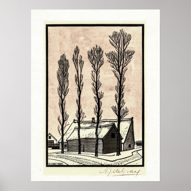 Winter - Julie de Graag Poster (Framsidan)
